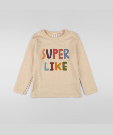 SWEATSHIRT WITH SLOGAN