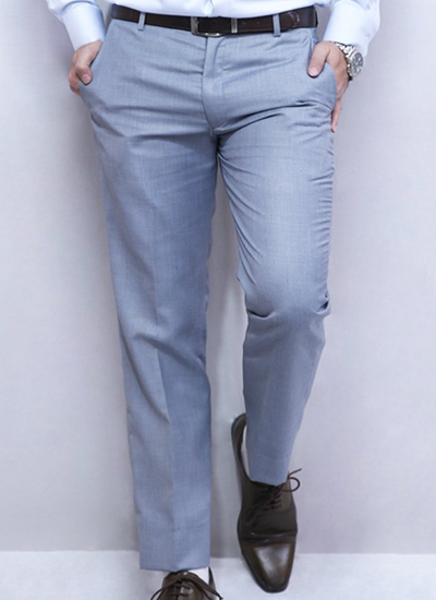 Faded Lilac Formal Pant For Men